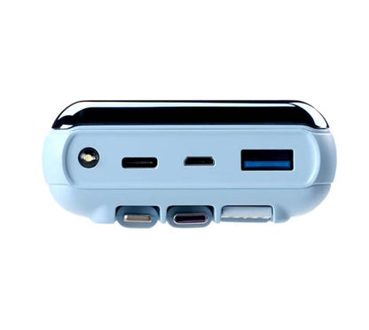 Power bank con cavi inclusi 18000mAh (Disponibile solo Beige e Bianco)