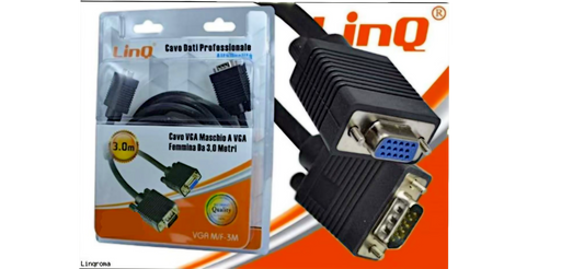 LINQ  Cavo VGA maschio a VGA femmina
