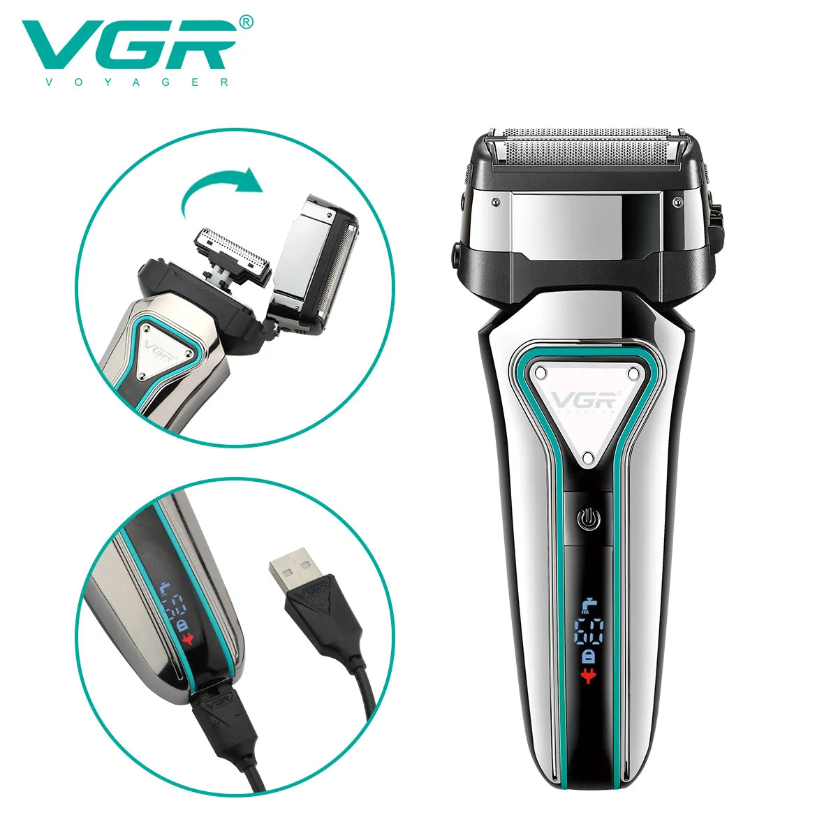 VGR Rasoio per uomo V-333