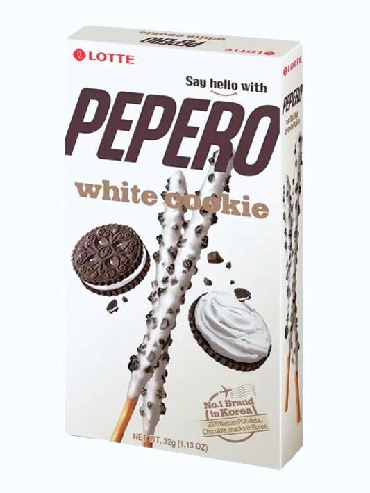 LOTTE Pepero biscotti sticks oreo white 32g*40