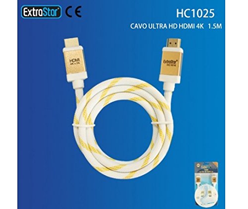 EXTRASTAR cavo HDMI 1.5m 4K HD1025