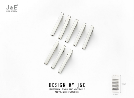 J&E – " FERMAGLI CAPELLI 6CM 8PZ"