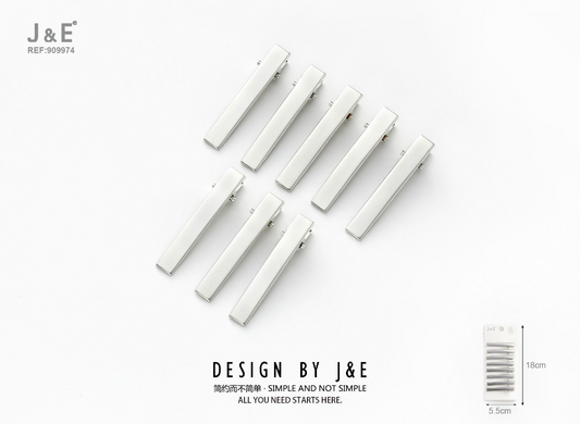 J&E – "FERMAGLI 5.5CM 8PZ  "