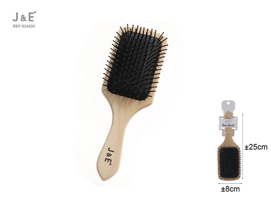 J&E – "SPAZZOLA CAPELLI LEGNO"