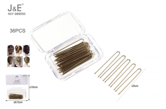 J&E – "FORCELLA FORMA U 5CM ORO"