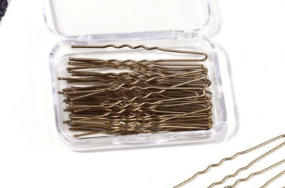 J&E – "FORCELLA FORMA U ONDULATO 6CM ORO"