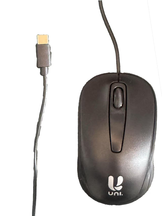 Unico mouse con filo con entrata tipo c