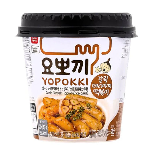 Yopokki  Gnocchi di riso coreano GARLIC TERIYAKI 120g