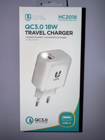 caricabatteria QC3.0 18W