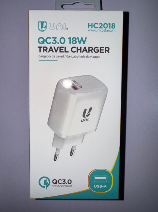 caricabatteria QC3.0 18W