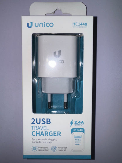 caricabatteria usb A/type C