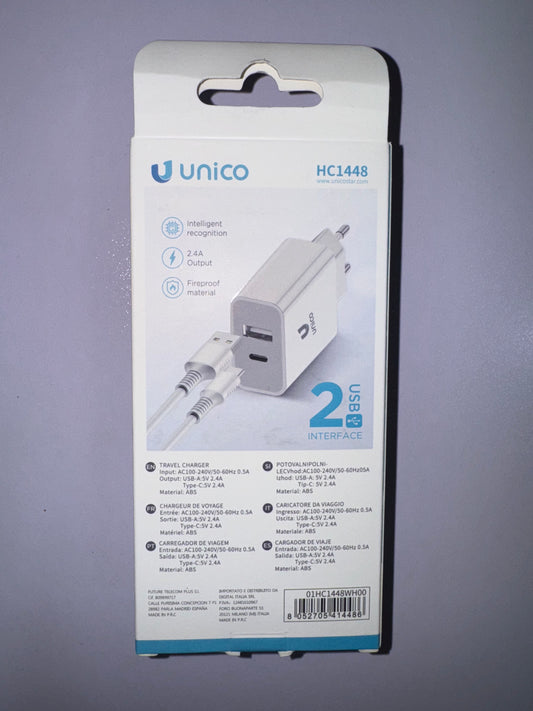 caricabatteria usb A/type C