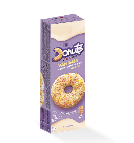 Cuorenero donuts vaniglia 3pz