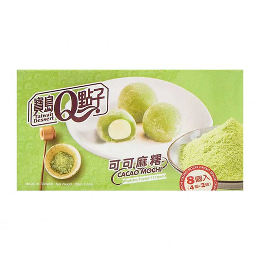 TAIWAN DESSERT cacao mochi (matcha) 80g