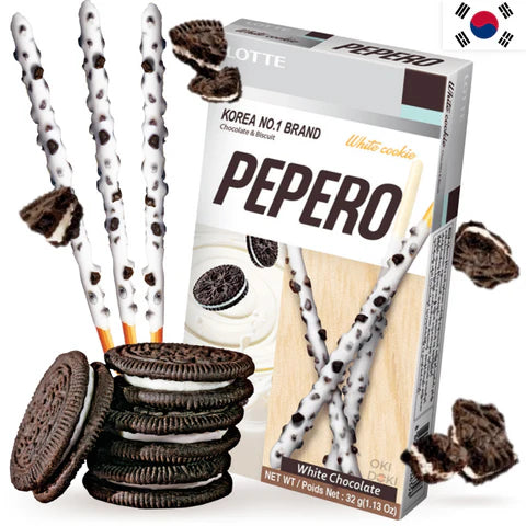 LOTTE Pepero biscotti sticks oreo white 32g*40