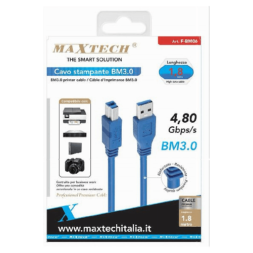 MAXTECH cavo stampante