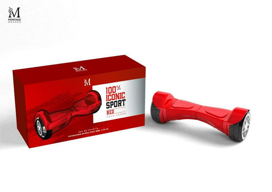MONTAGE – "100% ICONIC SPORT RED" Profumo Uomo 100ml