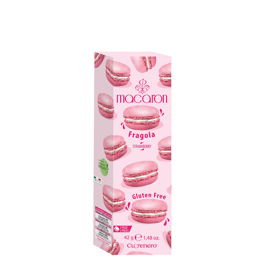 Cuorenero macarons fragola 3pz