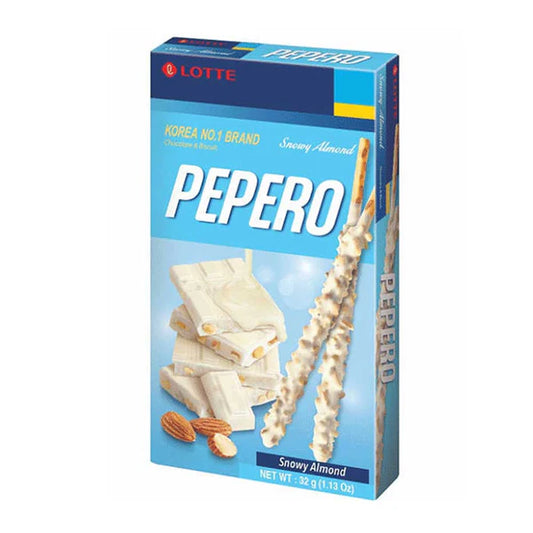 LOTTE Pepero biscotti sticks snowy almond 32g*40