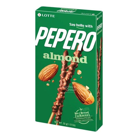 LOTTE Pepero biscotti sticks choccolato & Almond 32g