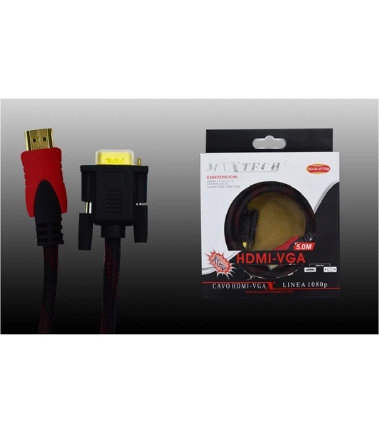 MAXTECH Cavo HDMI-VGA