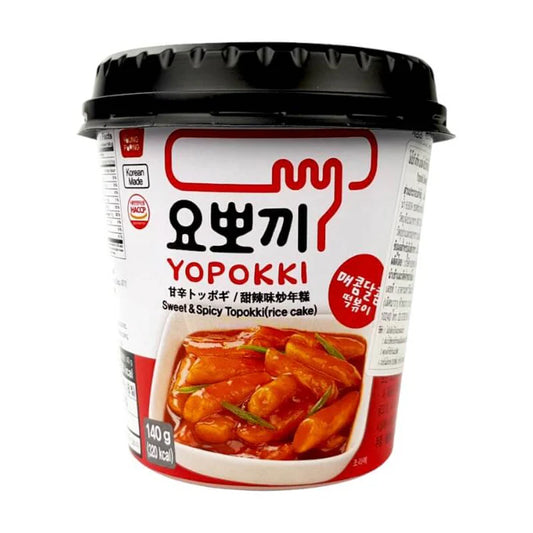 Yopokki Gnocchi di Riso Coreano Dolce e Piccante 140g